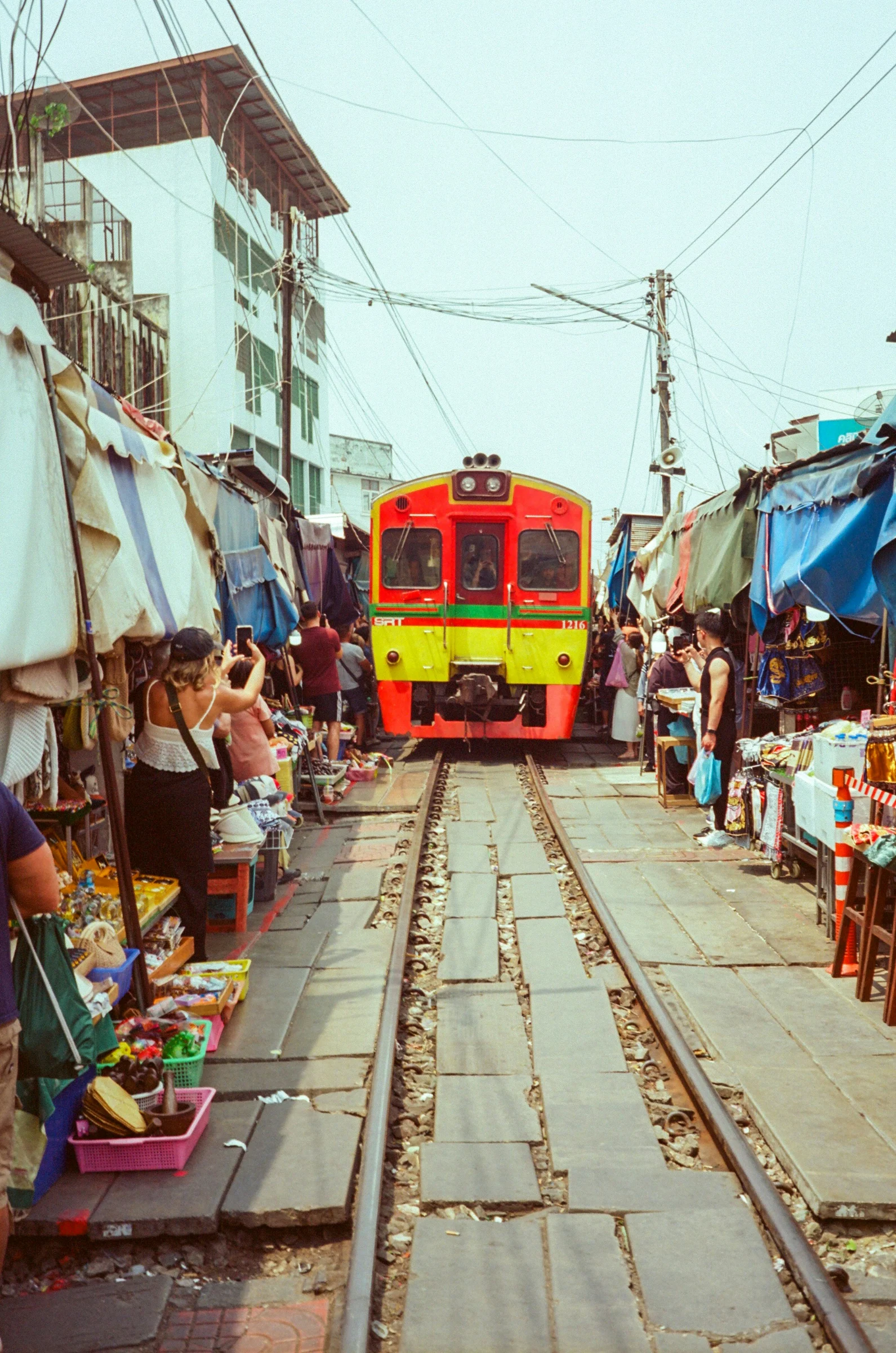 Maeklong Railway Market